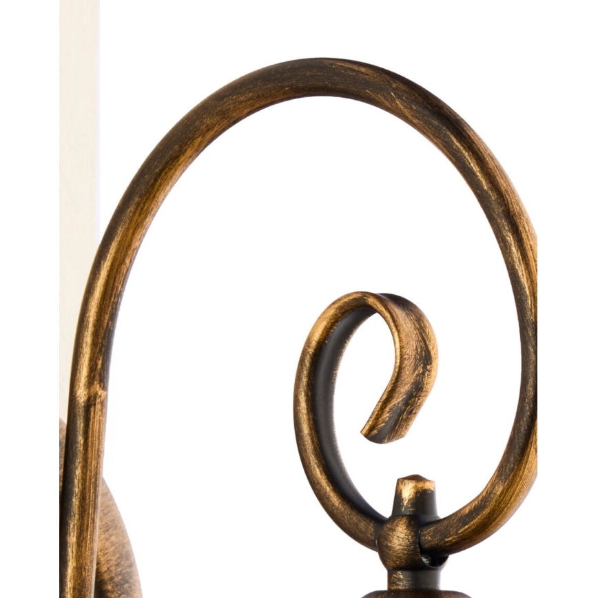 BRILAGI - Sieninis šviestuvas MOLLERO 1xE27/15W/230V bronza/patina