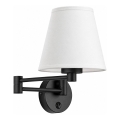 BRILAGI - Sieninis šviestuvas NUBILA 1xE27/15W/230V balta/juoda