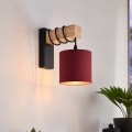 BRILAGI - Sieninis šviestuvas NUBILA 1xE27/60W/230V ruda/juoda/pompejų raudona
