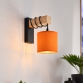 BRILAGI - Sieninis šviestuvas NUBILA 1xE27/60W/230V rudas/juodas/oranžinis