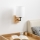 Brilagi - Sieninis šviestuvas NUBILA WOOD 1xE27/25W/230V ąžuolas/balta