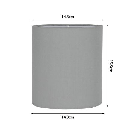 Brilagi - Sieninis šviestuvas NUBILA WOOD 1xE27/25W/230V ąžuolas/juoda/šviesiai pilka