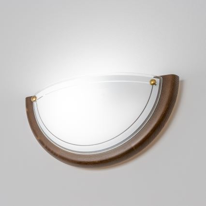 Brilagi - Sieninis šviestuvas ORBIS 1xE27/60W/230V, 30 cm, pušis