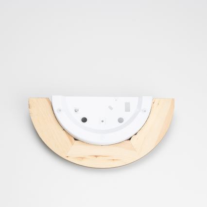 Brilagi - Sieninis šviestuvas ORBIS 1xE27/60W/230V, 30 cm, pušis