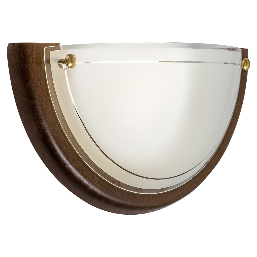 Brilagi - Sieninis šviestuvas ORBIS 1xE27/60W/230V, 30 cm, pušis