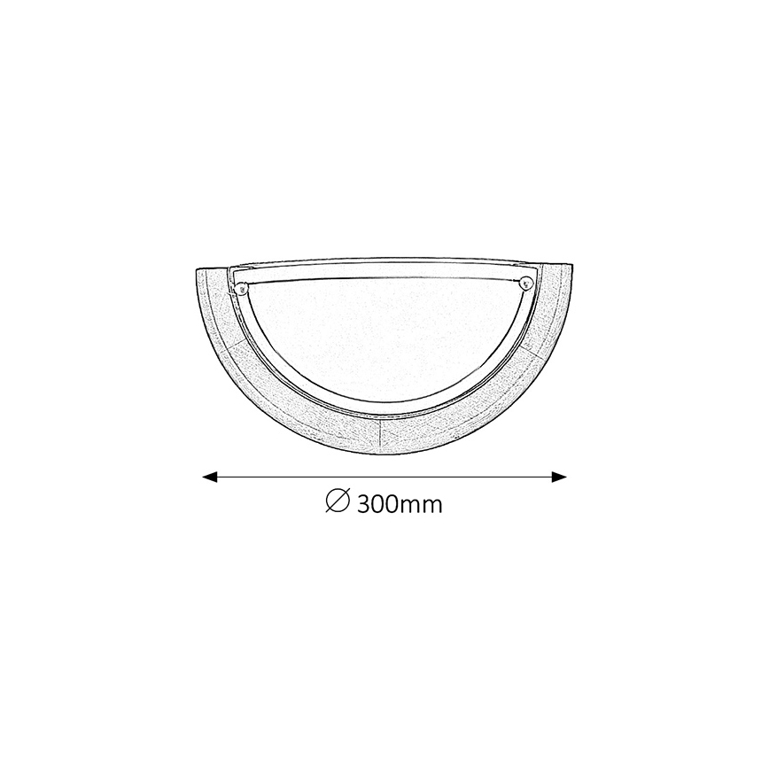 Brilagi - Sieninis šviestuvas ORBIS 1xE27/60W/230V 30 cm pušis