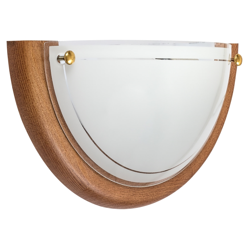 Brilagi - Sieninis šviestuvas ORBIS 1xE27/60W/230V 30 cm pušis