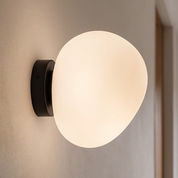 BRILAGI - Sieninis šviestuvas PEBBLES 1xE27/40W/230V skersmuo 20 cm juoda