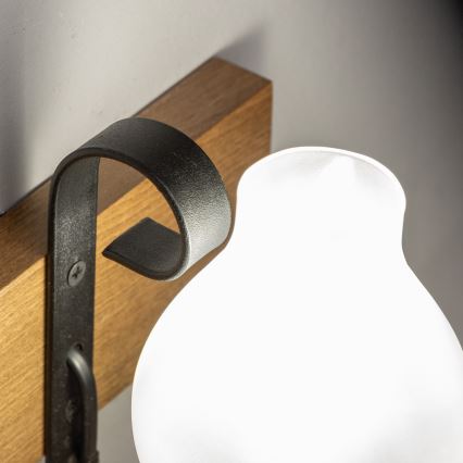 Brilagi - Sieninis šviestuvas QUEEN 1xE14/40W/230V bukas/graikinis riešutas