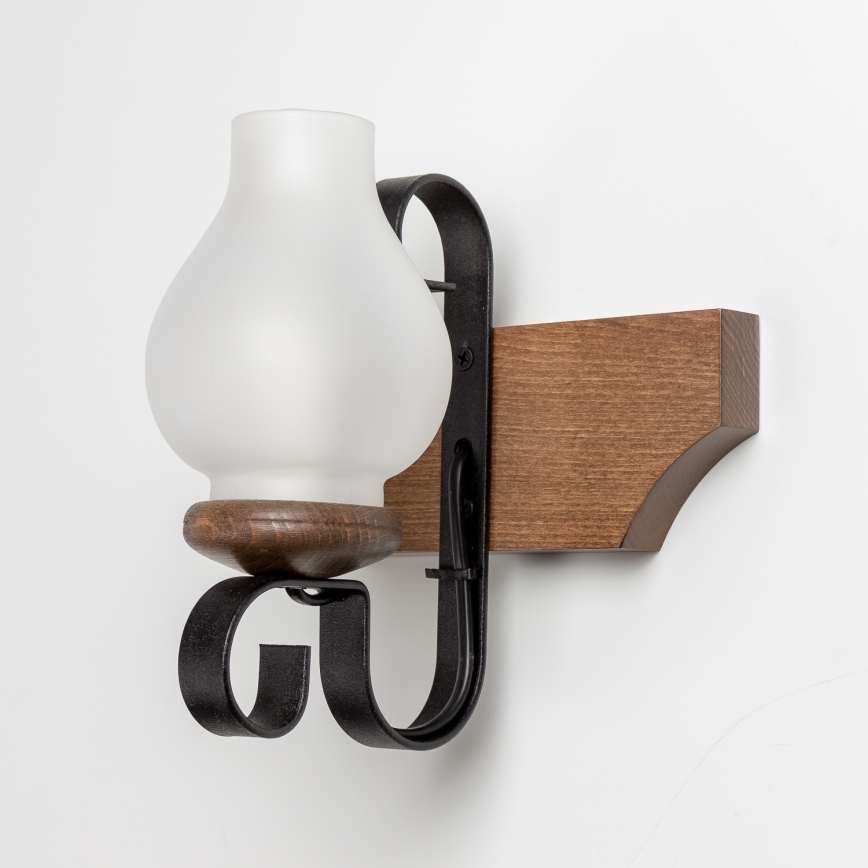 Brilagi - Sieninis šviestuvas QUEEN 1xE14/40W/230V bukas/graikinis riešutas