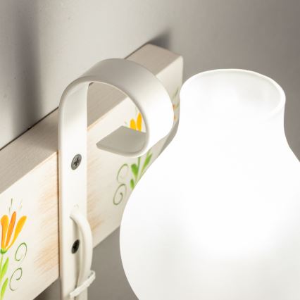 Brilagi - Sieninis šviestuvas QUEEN 1xE14/40W/230V bukas/kreminė