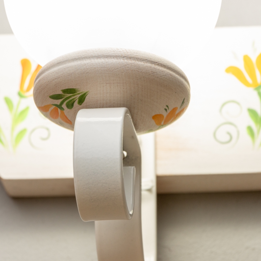 Brilagi - Sieninis šviestuvas QUEEN 1xE14/40W/230V bukas/kreminė