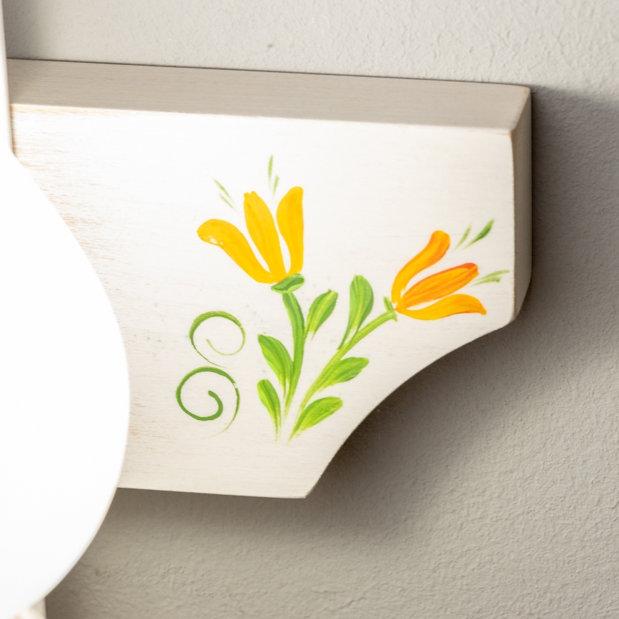 Brilagi - Sieninis šviestuvas QUEEN 1xE14/40W/230V bukas/kreminė