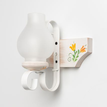 Brilagi - Sieninis šviestuvas QUEEN 1xE14/40W/230V bukas/kreminė