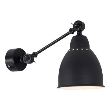 Brilagi - Sieninis šviestuvas QUILL 1xE27/40W/230V 40 cm juoda
