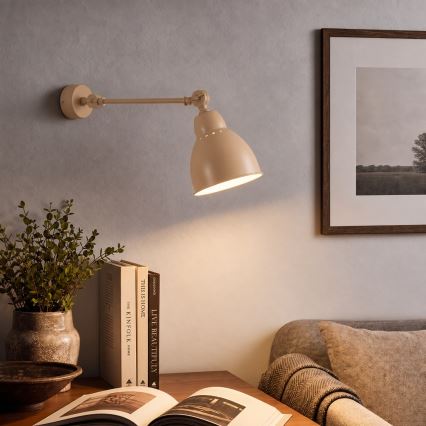 BRILAGI - Sieninis šviestuvas QUILL 1xE27/40W/230V 40 cm smėlio spalvos
