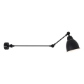 Brilagi - Sieninis šviestuvas QUILL 1xE27/40W/230V 83 cm juodas
