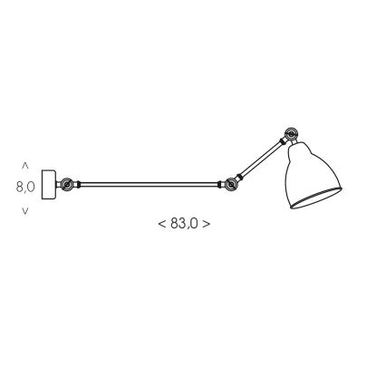 BRILAGI - Sieninis šviestuvas QUILL 1xE27/40W/230V 83 cm smėlinis