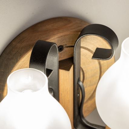 Brilagi - Sieninis šviestuvas ROATA APLICA 2xE14/40W/230V bukas