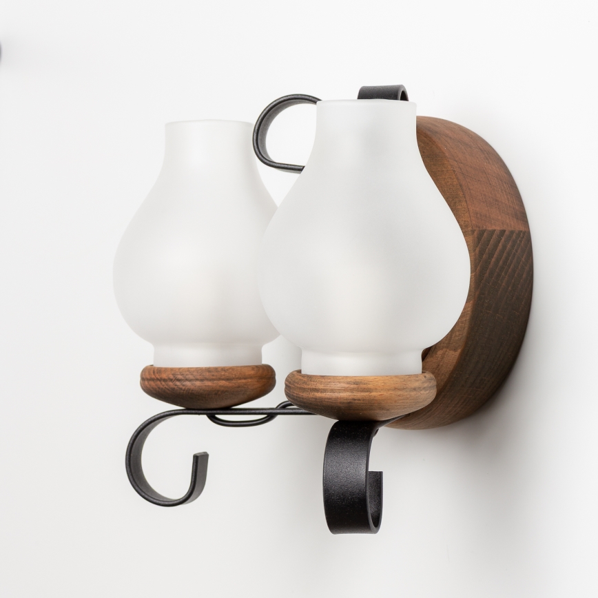 Brilagi - Sieninis šviestuvas ROATA APLICA 2xE14/40W/230V bukas