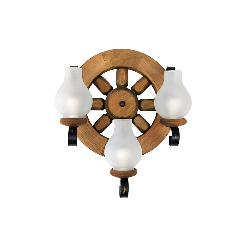 Brilagi - Sieninis šviestuvas ROATA APLICA 3xE14/40W/230V bukas