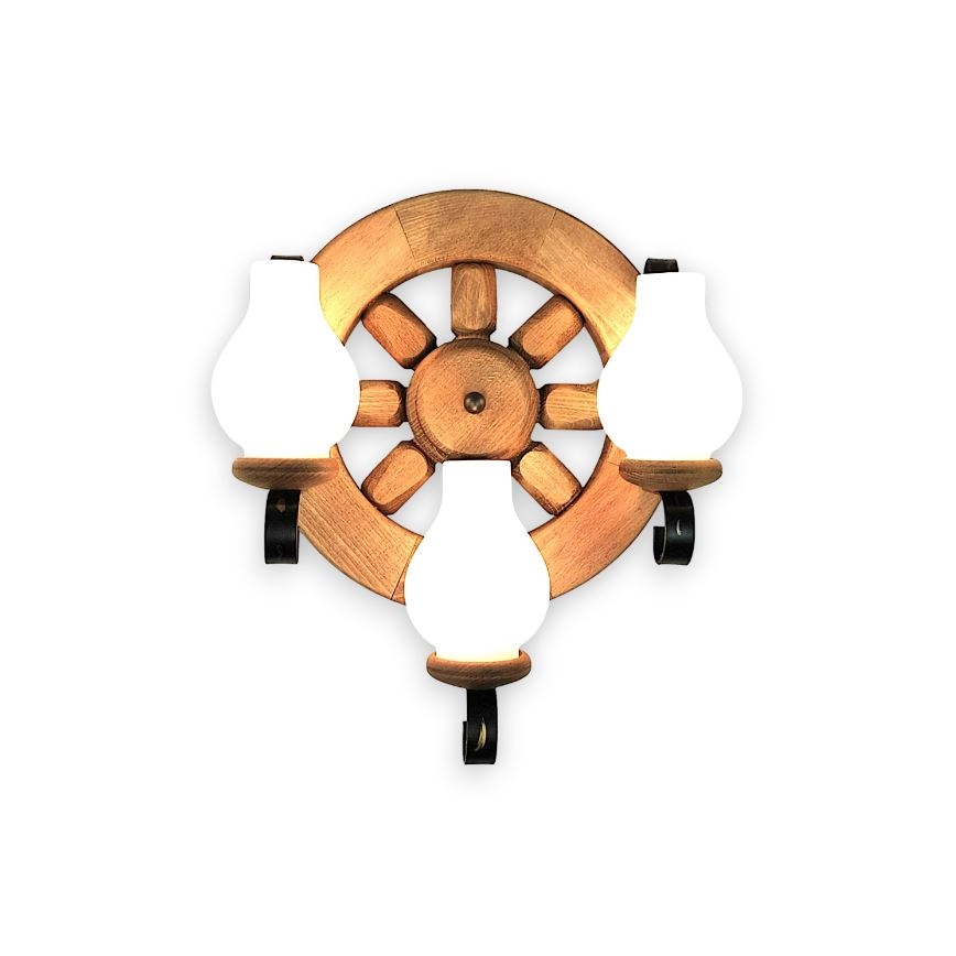 Brilagi - Sieninis šviestuvas ROATA APLICA 3xE14/40W/230V bukas