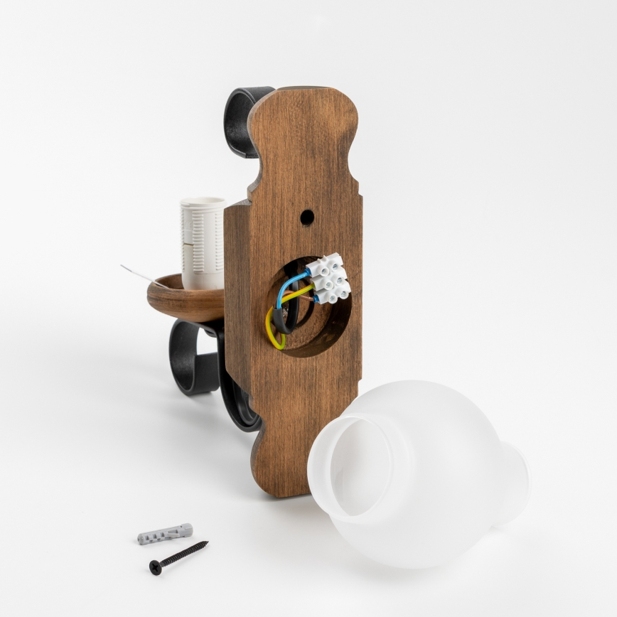 Brilagi - Sieninis šviestuvas RUSTIC 1xE14/40W/230V bukas