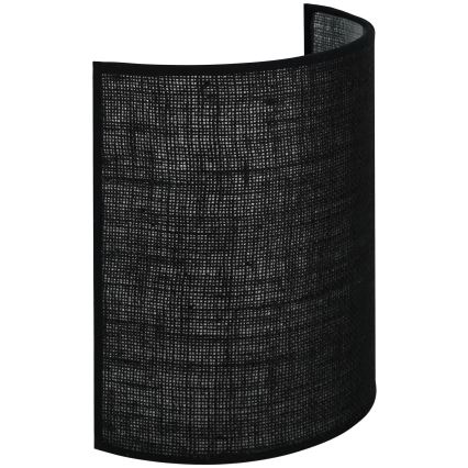 Brilagi - Sieninis šviestuvas SEMI 1xE27/15W/230V diametras 20 cm juoda