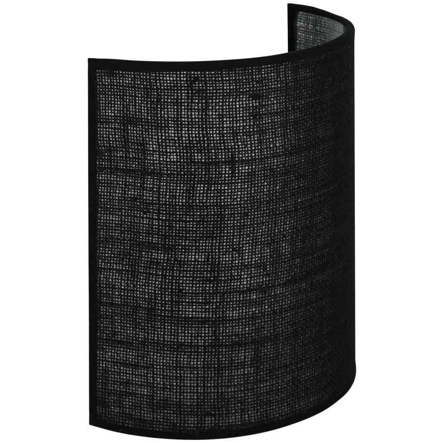 Brilagi - Sieninis šviestuvas SEMI 1xE27/15W/230V diametras 20 cm juoda