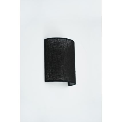Brilagi - Sieninis šviestuvas SEMI 1xE27/15W/230V diametras 20 cm juoda