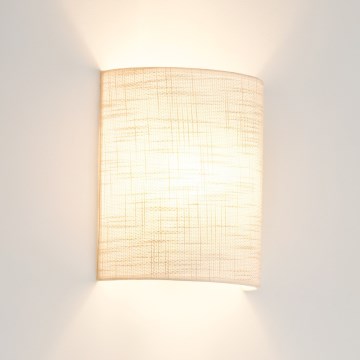 Brilagi - Sieninis šviestuvas SEMI 1xE27/15W/230V diametras 20 cm pilka