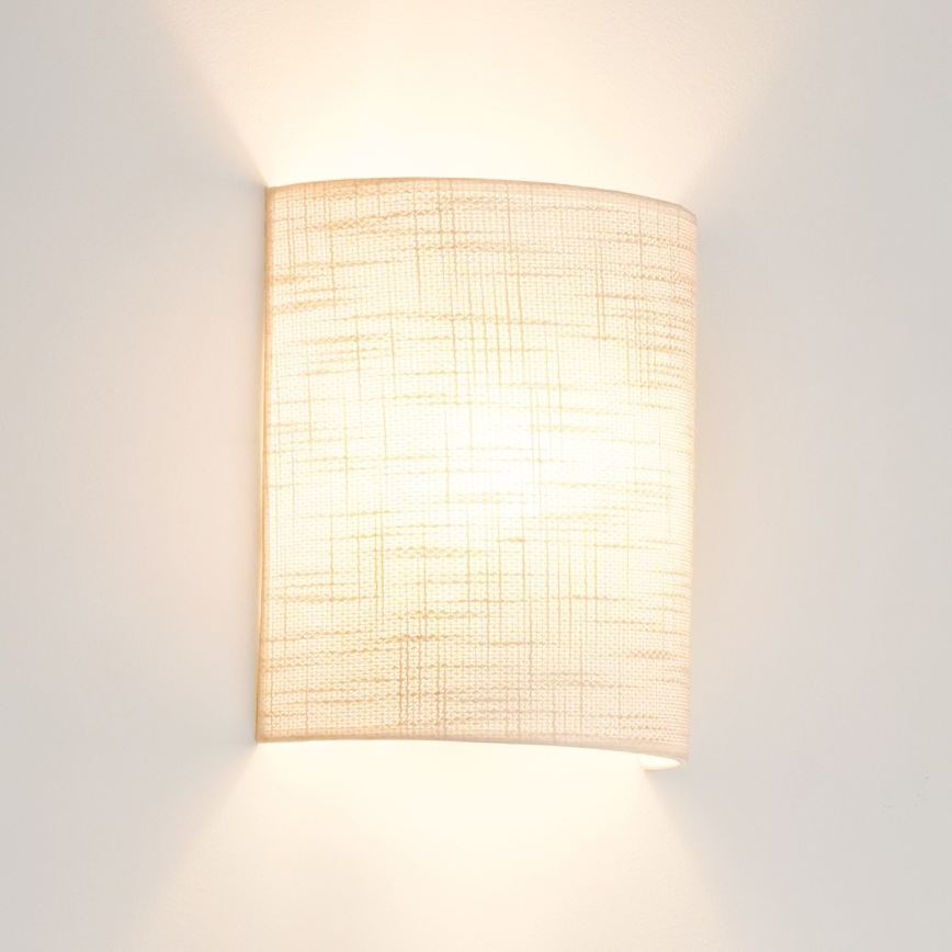Brilagi - Sieninis šviestuvas SEMI 1xE27/15W/230V diametras 20 cm pilka