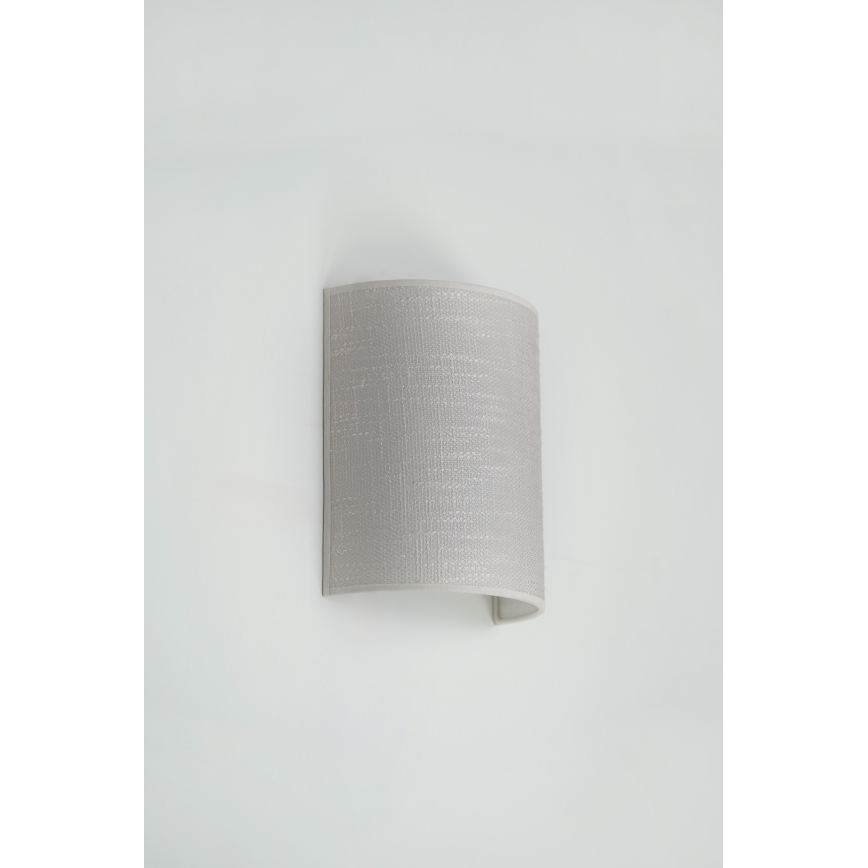 Brilagi - Sieninis šviestuvas SEMI 1xE27/15W/230V diametras 20 cm pilka