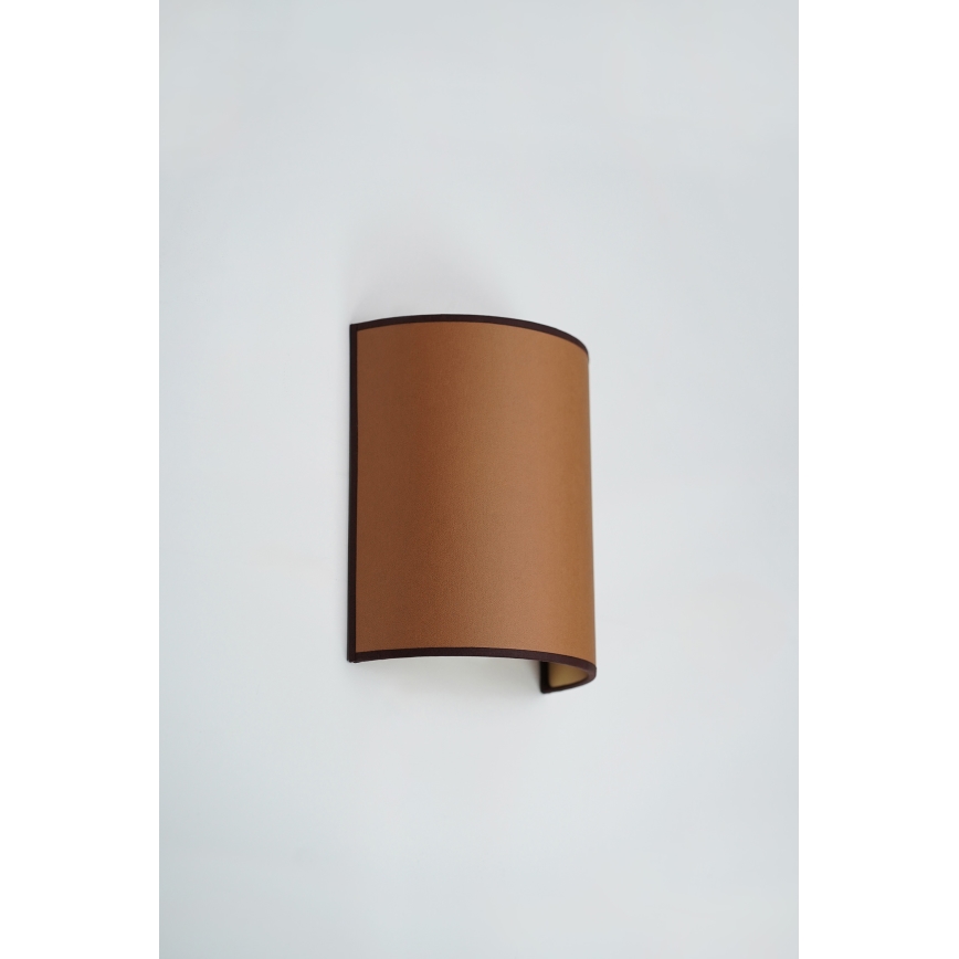 Brilagi - Sieninis šviestuvas SEMI 1xE27/15W/230V diametras 20 cm ruda