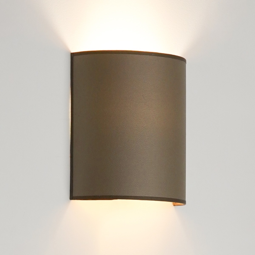 Brilagi - Sieninis šviestuvas SEMI 1xE27/15W/230V diametras 20 cm ruda