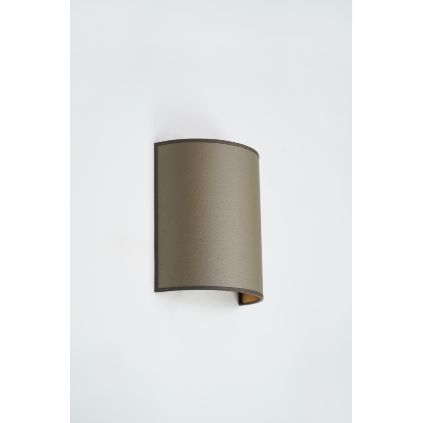 Brilagi - Sieninis šviestuvas SEMI 1xE27/15W/230V diametras 20 cm ruda