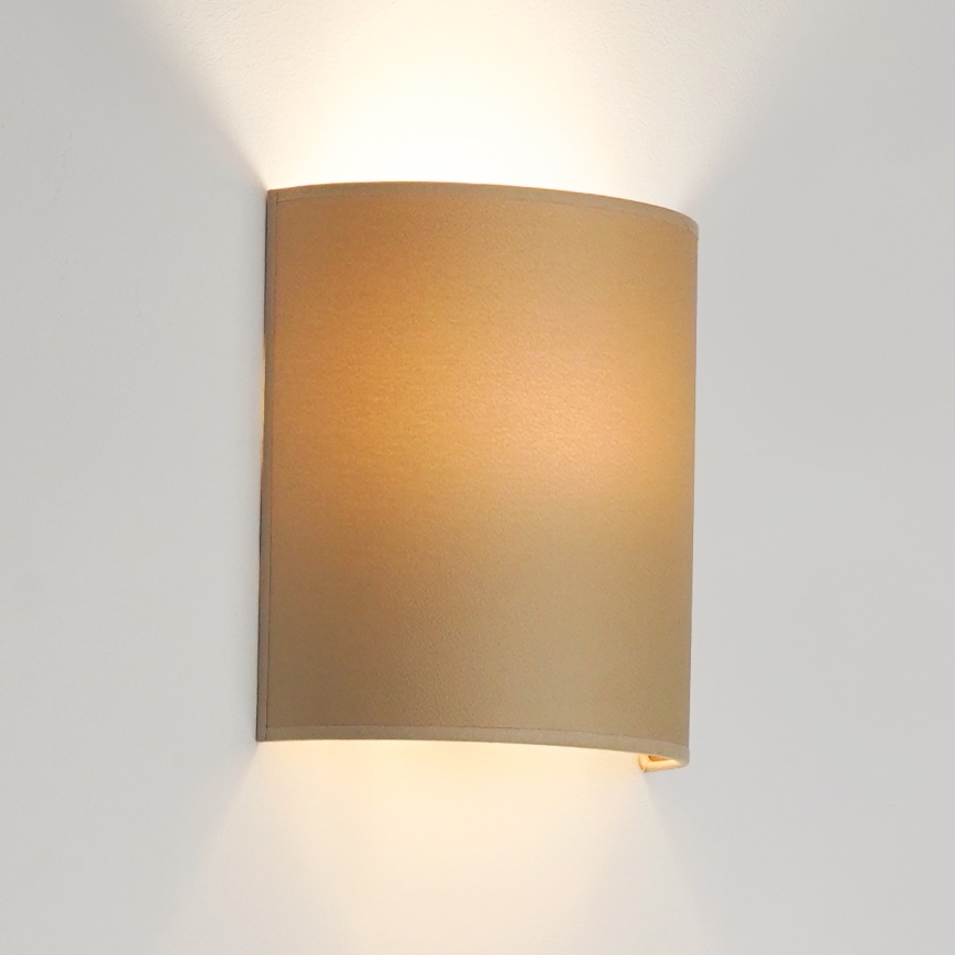 Brilagi - Sieninis šviestuvas SEMI 1xE27/15W/230V diametras 20 cm smėlio spalva
