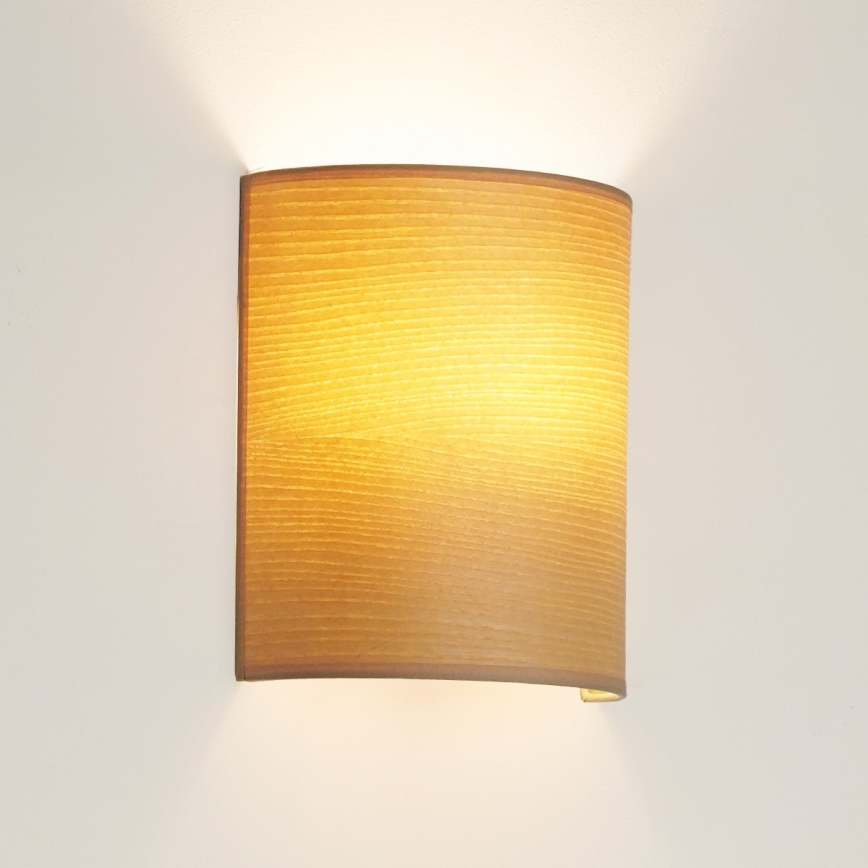 Brilagi - Sieninis šviestuvas SEMI 1xE27/15W/230V diametras 20 cm smėlio spalva