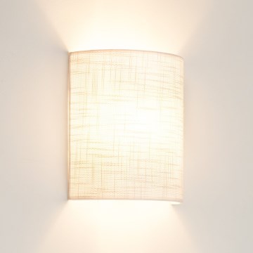 Brilagi - Sieninis šviestuvas SEMI 1xE27/15W/230V diametras 20 cm šviesiai pilka