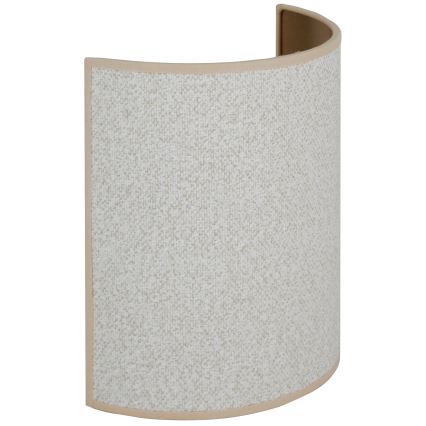 Brilagi - Sieninis šviestuvas SEMI 1xE27/15W/230V diametras 20 cm šviesiai pilka