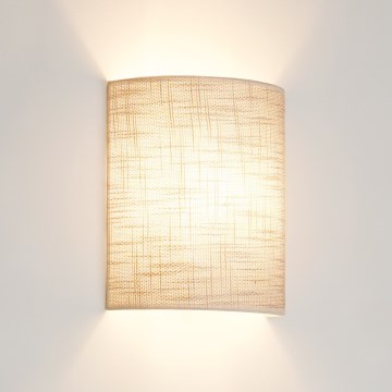Brilagi - Sieninis šviestuvas SEMI 1xE27/15W/230V diametras 20 cm tamsiai pilka