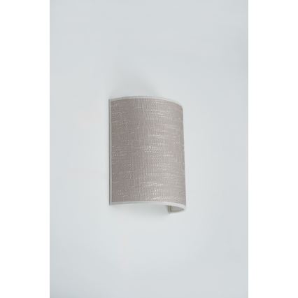Brilagi - Sieninis šviestuvas SEMI 1xE27/15W/230V diametras 20 cm tamsiai pilka