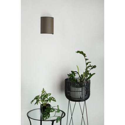 Brilagi - Sieninis šviestuvas SEMI 1xE27/15W/230V ruda