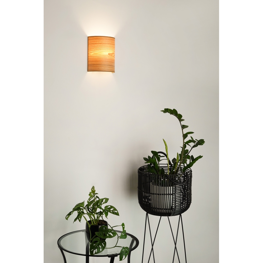 Brilagi - Sieninis šviestuvas SEMI 1xE27/15W/230V ruda