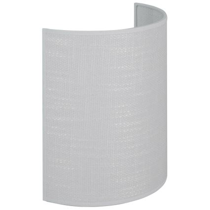 Brilagi - Sieninis šviestuvas SEMI 1xE27/15W/230V šviesiai pilka