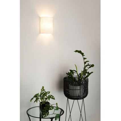 Brilagi - Sieninis šviestuvas SEMI 1xE27/15W/230V šviesiai pilka