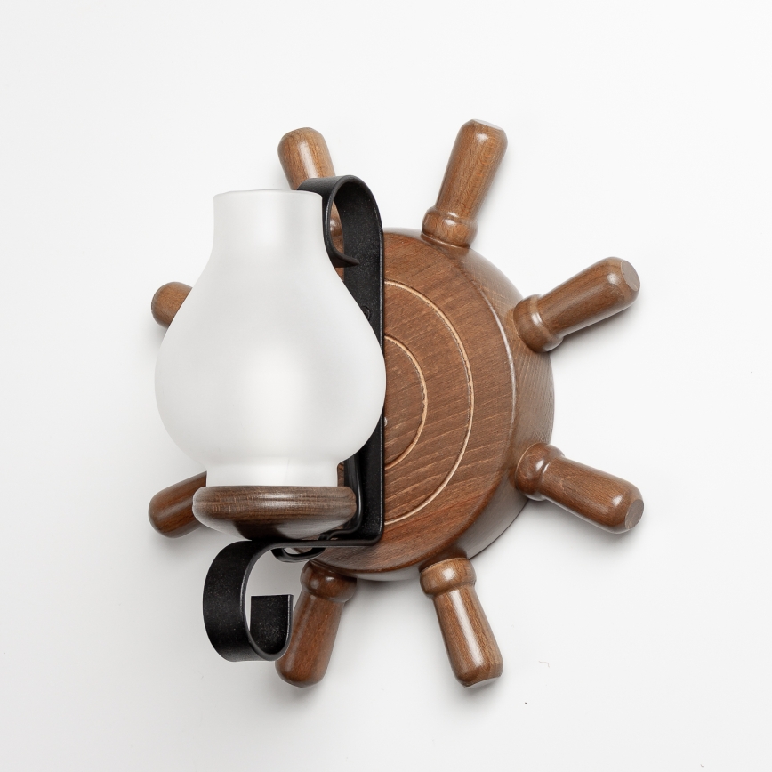 Brilagi - Sieninis šviestuvas TIMONA 1xE14/40W/230V bukas/graikinis riešutas