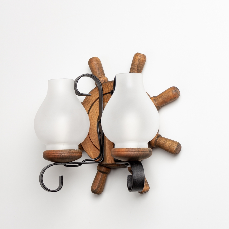 Brilagi - Sieninis šviestuvas TIMONA 2xE14/40W/230V bukas