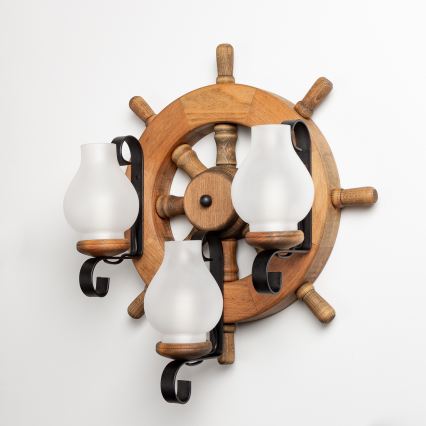 Brilagi - Sieninis šviestuvas TIMONA 3xE14/40W/230V bukas