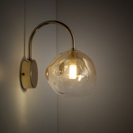 Brilagi - Sieninis šviestuvas VULCANO 1xG9/8W/230V auksinis/dūminis smėlinis